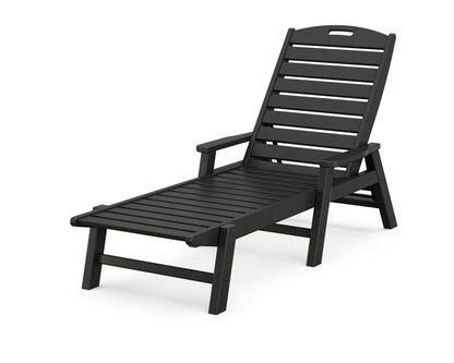 POLYWOOD Nautical Chaise with Arms