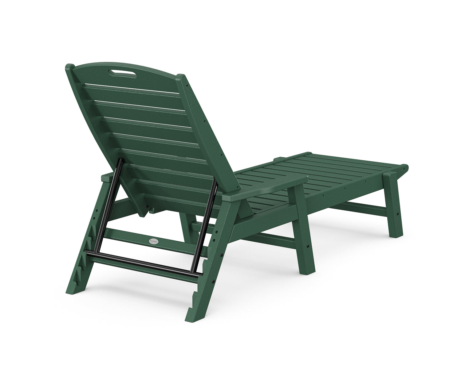 POLYWOOD Nautical Chaise with Arms