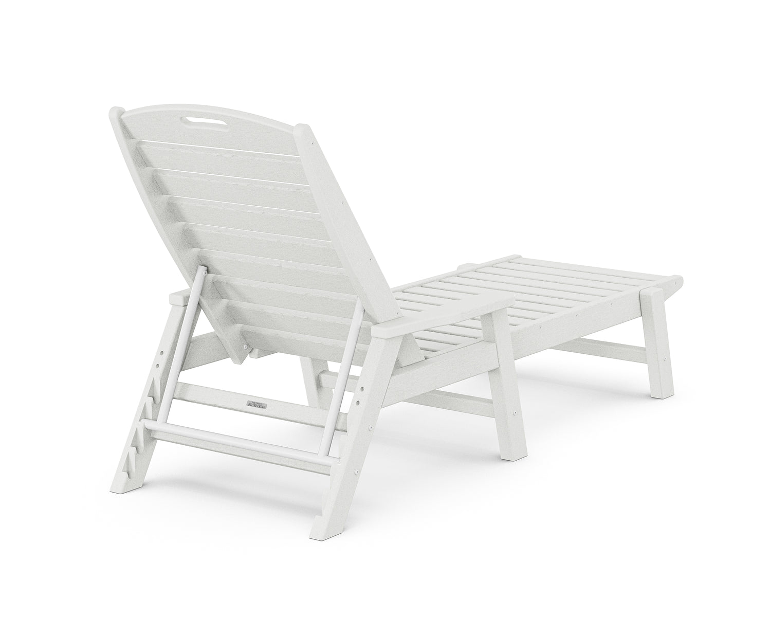 POLYWOOD Nautical Chaise with Arms