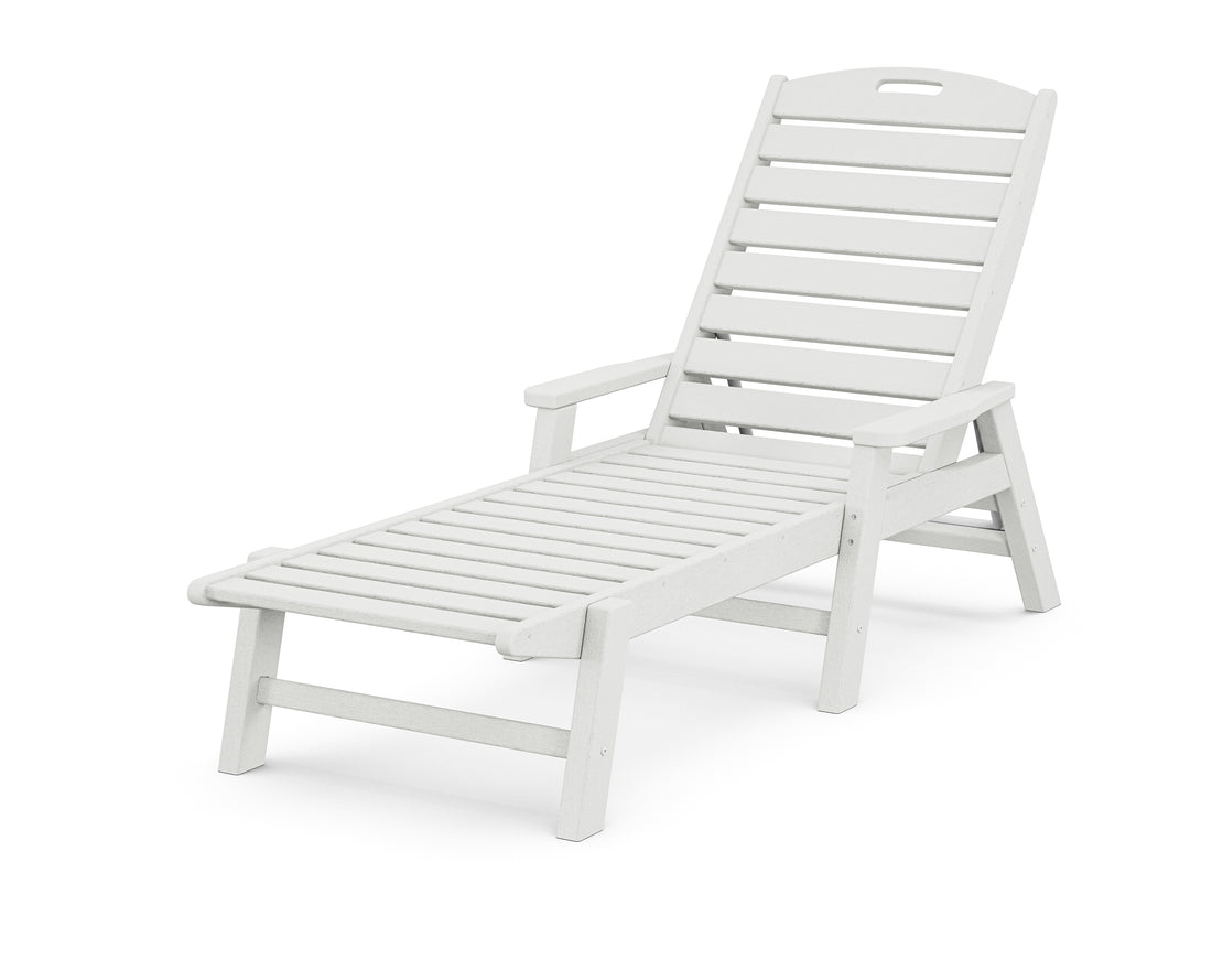 POLYWOOD Nautical Chaise with Arms