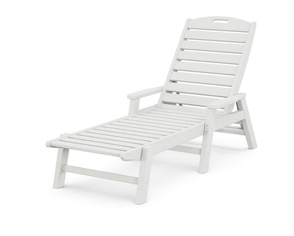 POLYWOOD Nautical Chaise with Arms