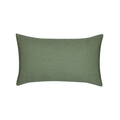 Elaine Smith Basketweave Fern outdoor pillow, green - view 8