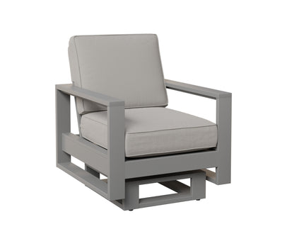 Berlin Gardens Nordic High Back Club Rocker in Fog