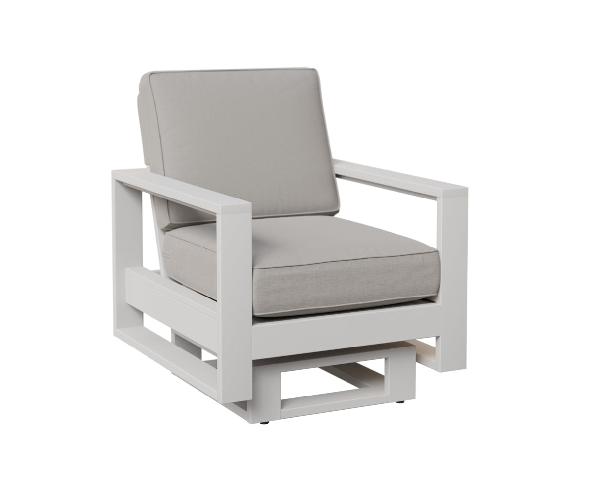 Berlin Gardens Nordic High Back Club Rocker in White