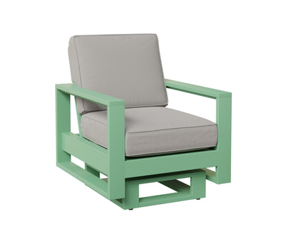 Berlin Gardens Nordic High Back Club Rocker in Mint