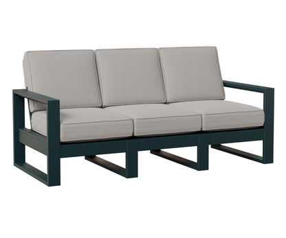 Berlin Gardens Nordic High Back Sofa in Berry