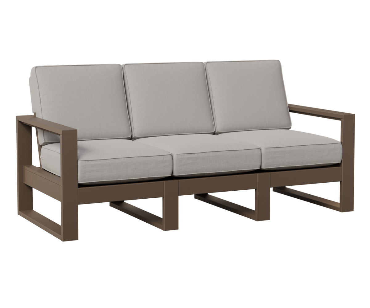 Berlin Gardens Nordic High Back Sofa in Clay