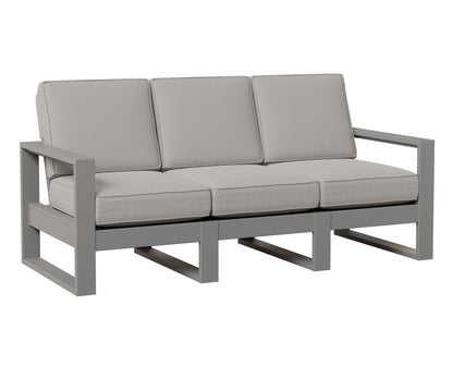 Berlin Gardens Nordic High Back Sofa in Fog