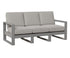 Berlin Gardens Nordic High Back Sofa in Fog