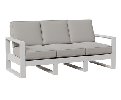 Berlin Gardens Nordic High Back Sofa in White