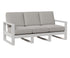 Berlin Gardens Nordic High Back Sofa in White