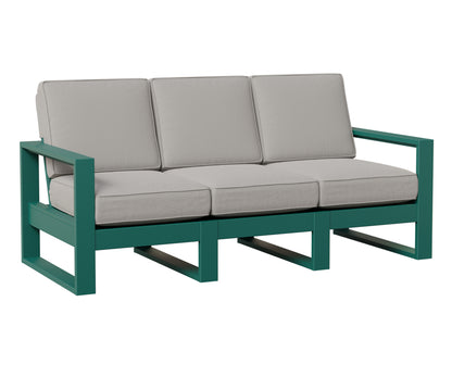 Berlin Gardens Nordic High Back Sofa in Teal