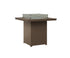 Berlin Gardens Numa 47" Sq Fire Table Bar in Clay