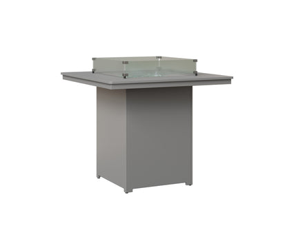 Berlin Gardens Numa 47" Sq Fire Table Bar in Fog