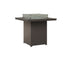 Berlin Gardens Numa 47" Sq Fire Table Bar in Graphite