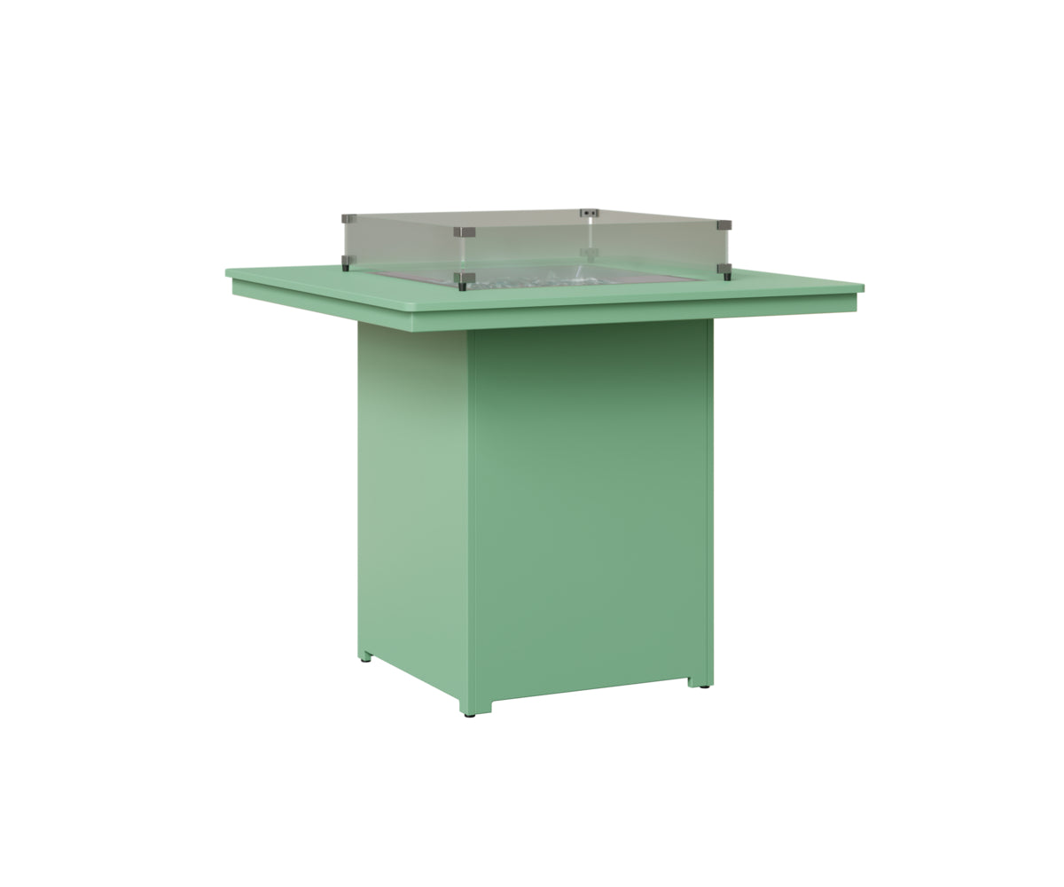 Berlin Gardens Numa 47" Sq Fire Table Bar in Mint