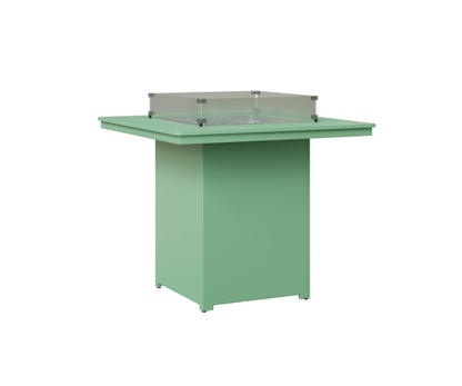 Berlin Gardens Numa 47" Sq Fire Table Bar in Mint