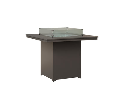 Berlin Gardens Numa 47" Sq Fire Table Counter in Graphite