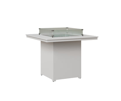 Berlin Gardens Numa 47" Sq Fire Table Counter in White
