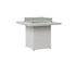 Berlin Gardens Numa 47" Sq Fire Table Counter in White