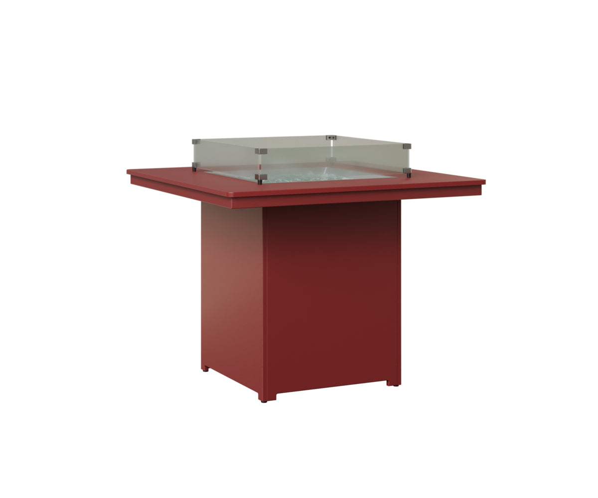 Berlin Gardens Numa 47" Sq Fire Table Counter in Red