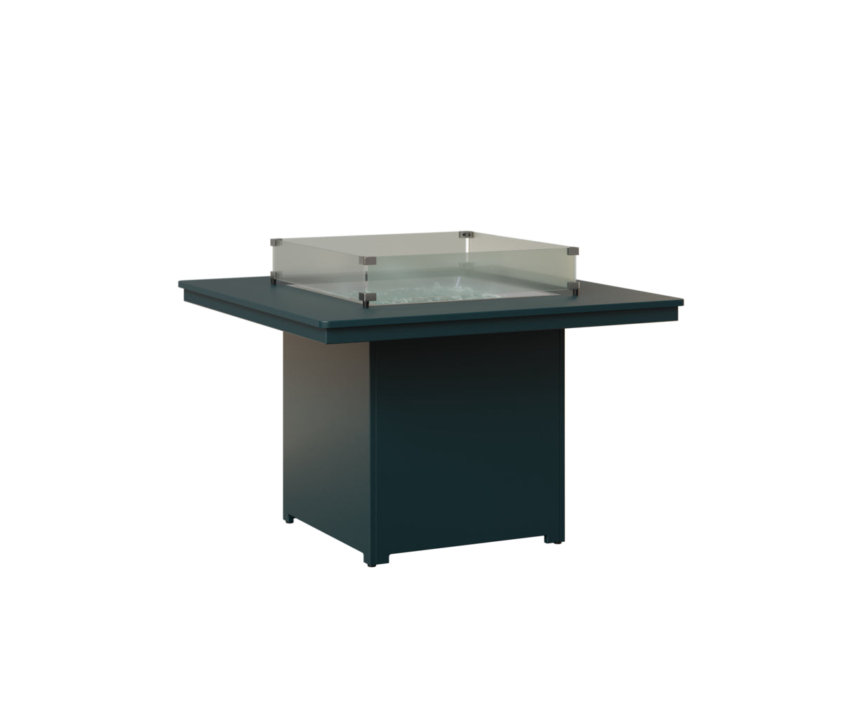 Berlin Gardens Numa 47" Sq Fire Table Dining in Berry