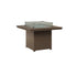 Berlin Gardens Numa 47" Sq Fire Table Dining in Clay