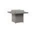 Berlin Gardens Numa 47" Sq Fire Table Dining in Fog