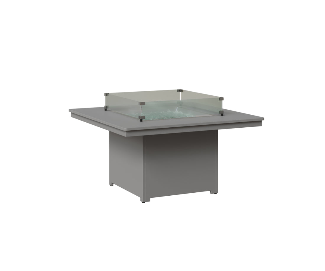 Berlin Gardens Numa 47" Sq Fire Pit in Fog