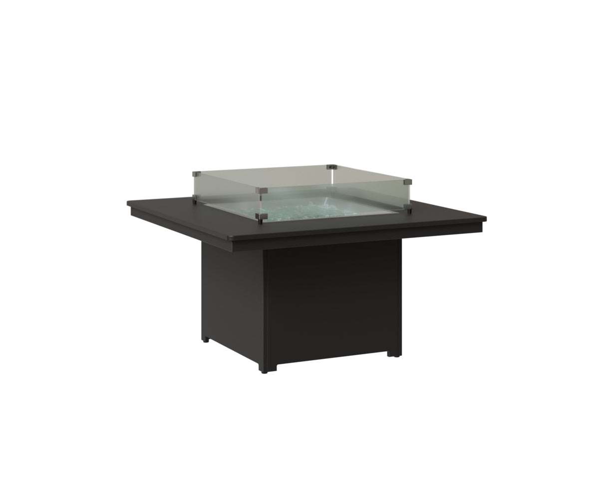 Berlin Gardens Numa 47" Sq Fire Pit in Black