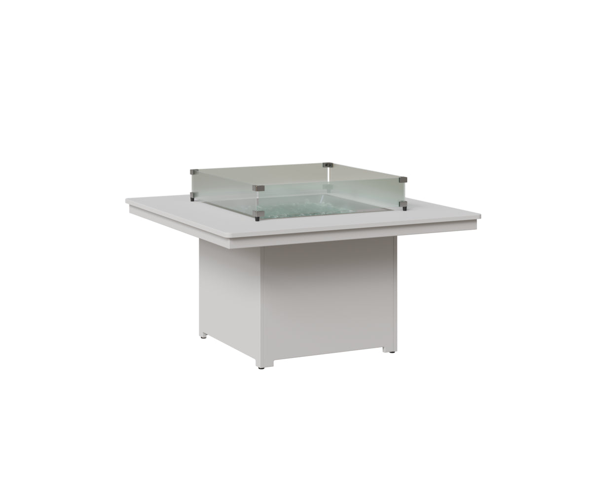 Berlin Gardens Numa 47" Sq Fire Pit in White