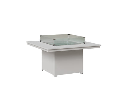 Berlin Gardens Numa 47" Sq Fire Pit in White
