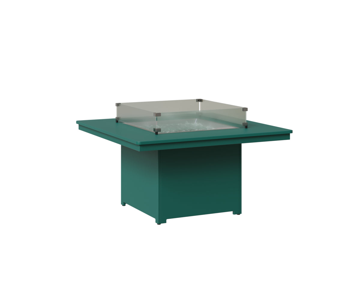 Berlin Gardens Numa 47" Sq Fire Pit in Teal