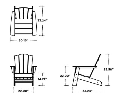 POLYWOOD The Crest Chair