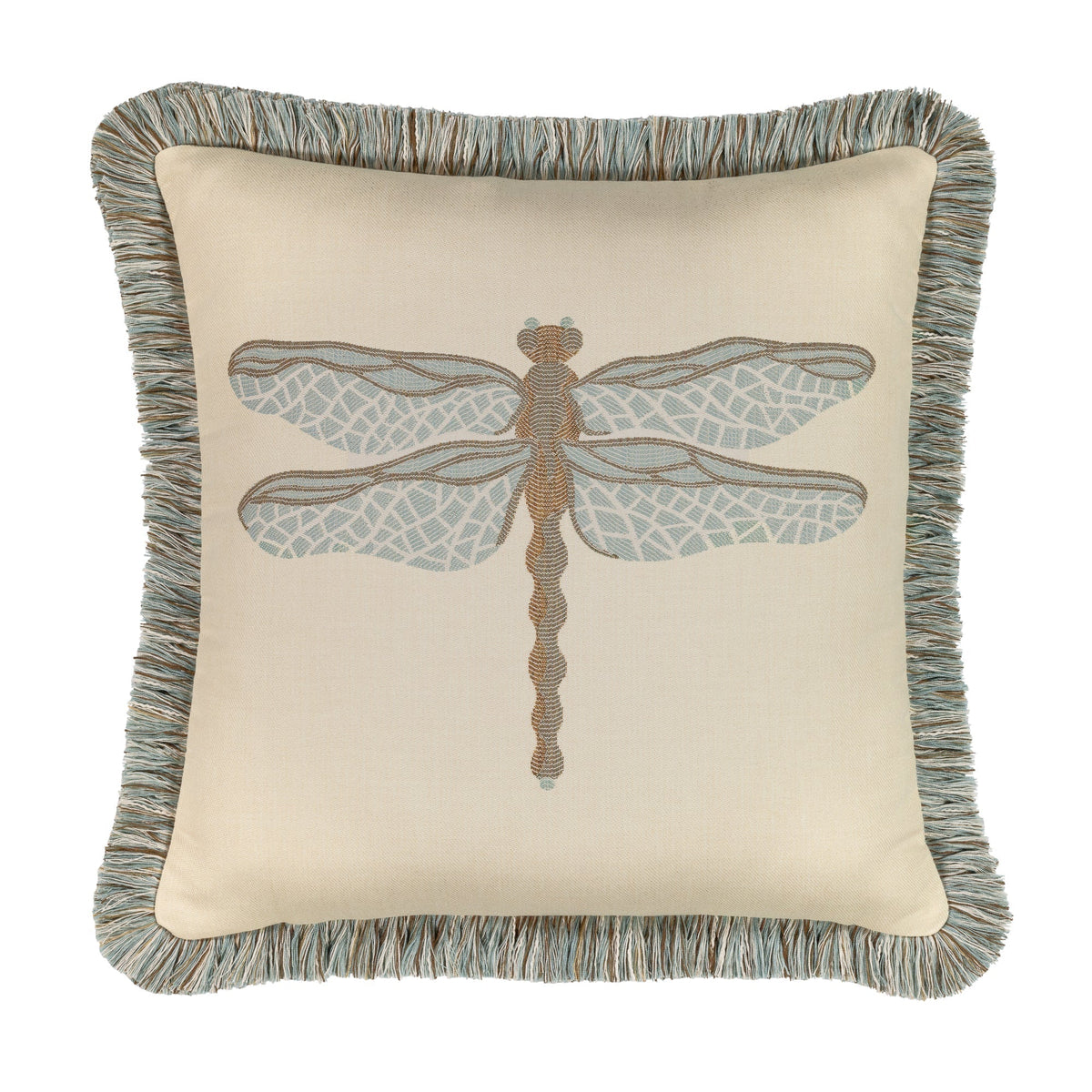 Elaine Smith Dragonfly Spa Outdoor Pillow