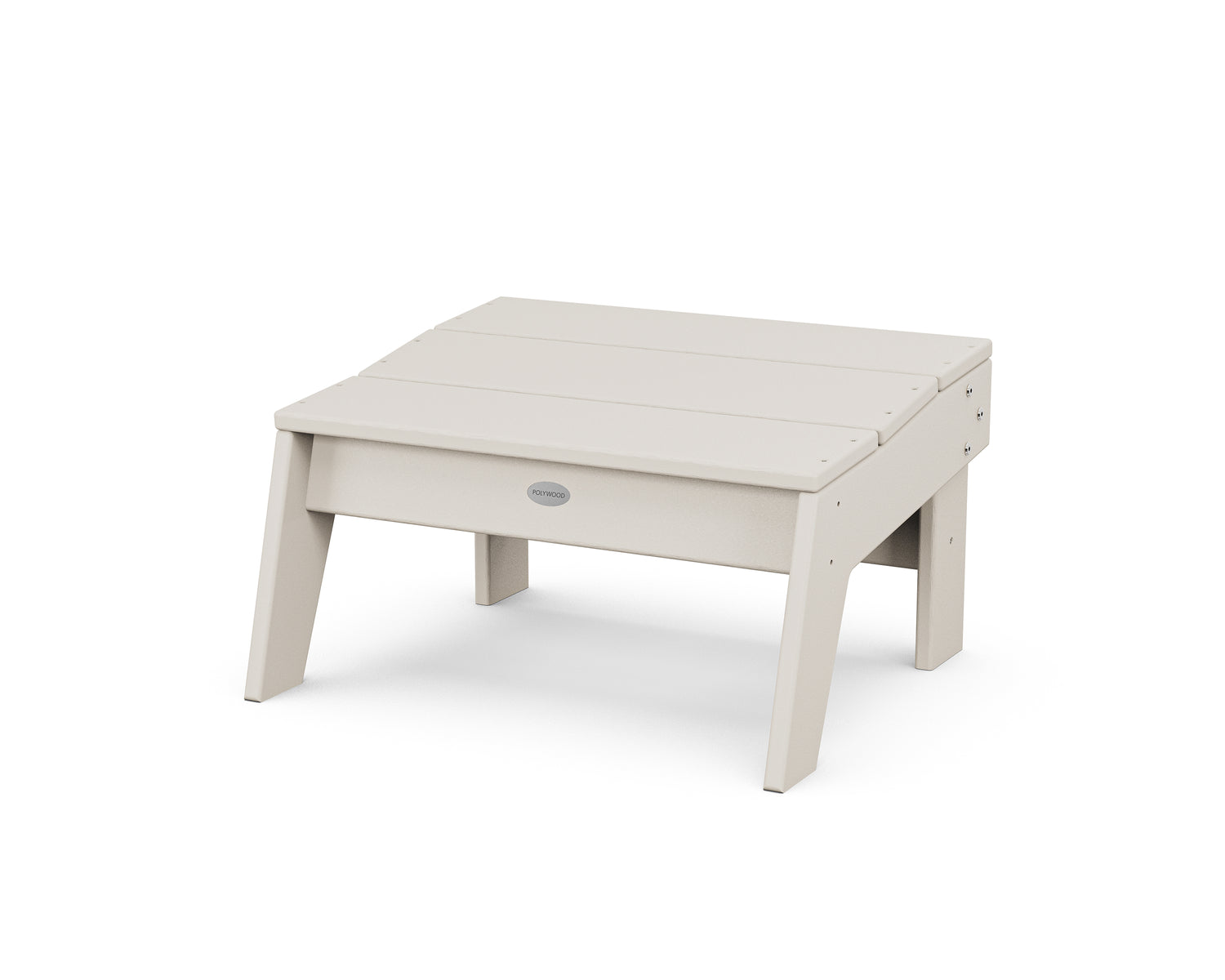 POLYWOOD Modern Studio Oversized Ottoman