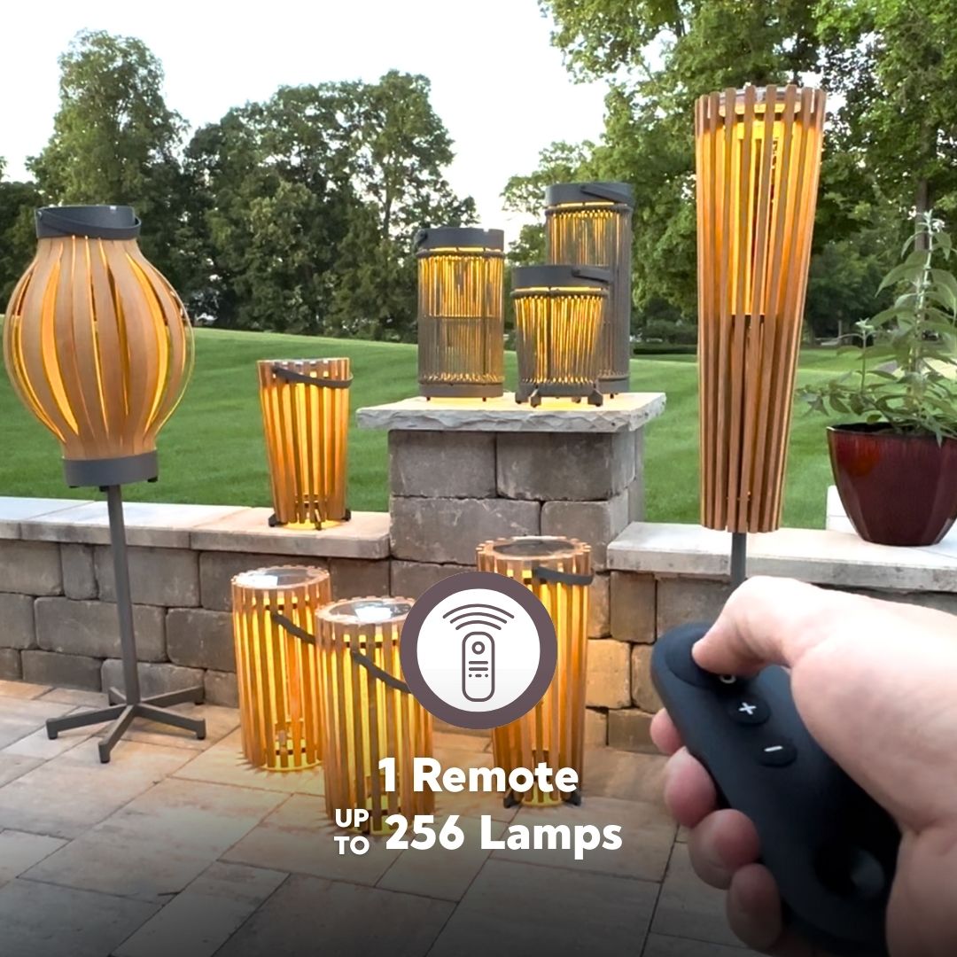 Lane Teak Floor Standing Lamp with Base