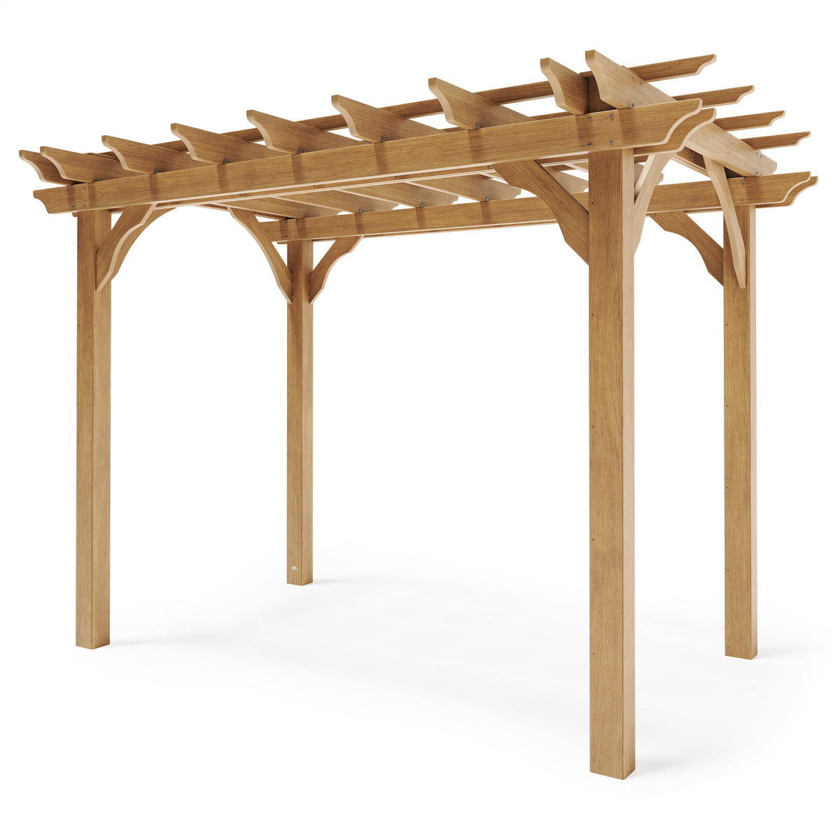 POLYWOOD Westgrove Pergola in Natural / 8&
