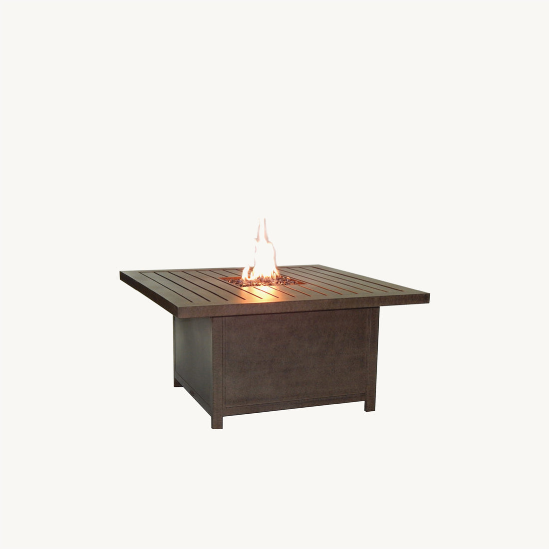 Castelle Moderna Rectangular Coffee Table with Firepit