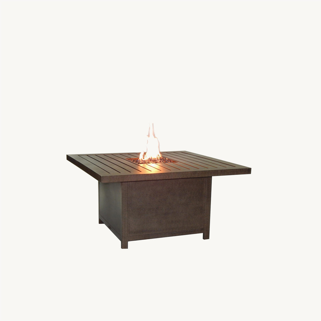 Castelle Moderna Square Coffee Table with Firepit