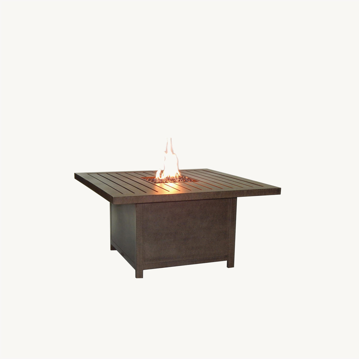 Castelle Moderna Square Coffee Table with Firepit