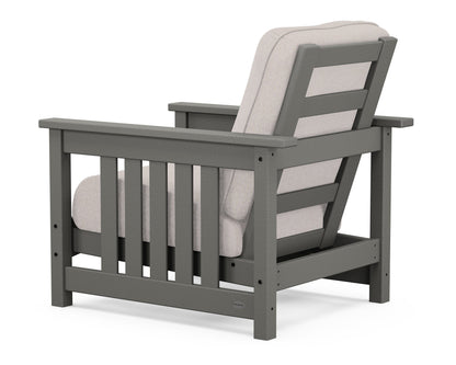 POLYWOOD Club Mission Chair in Slate Grey