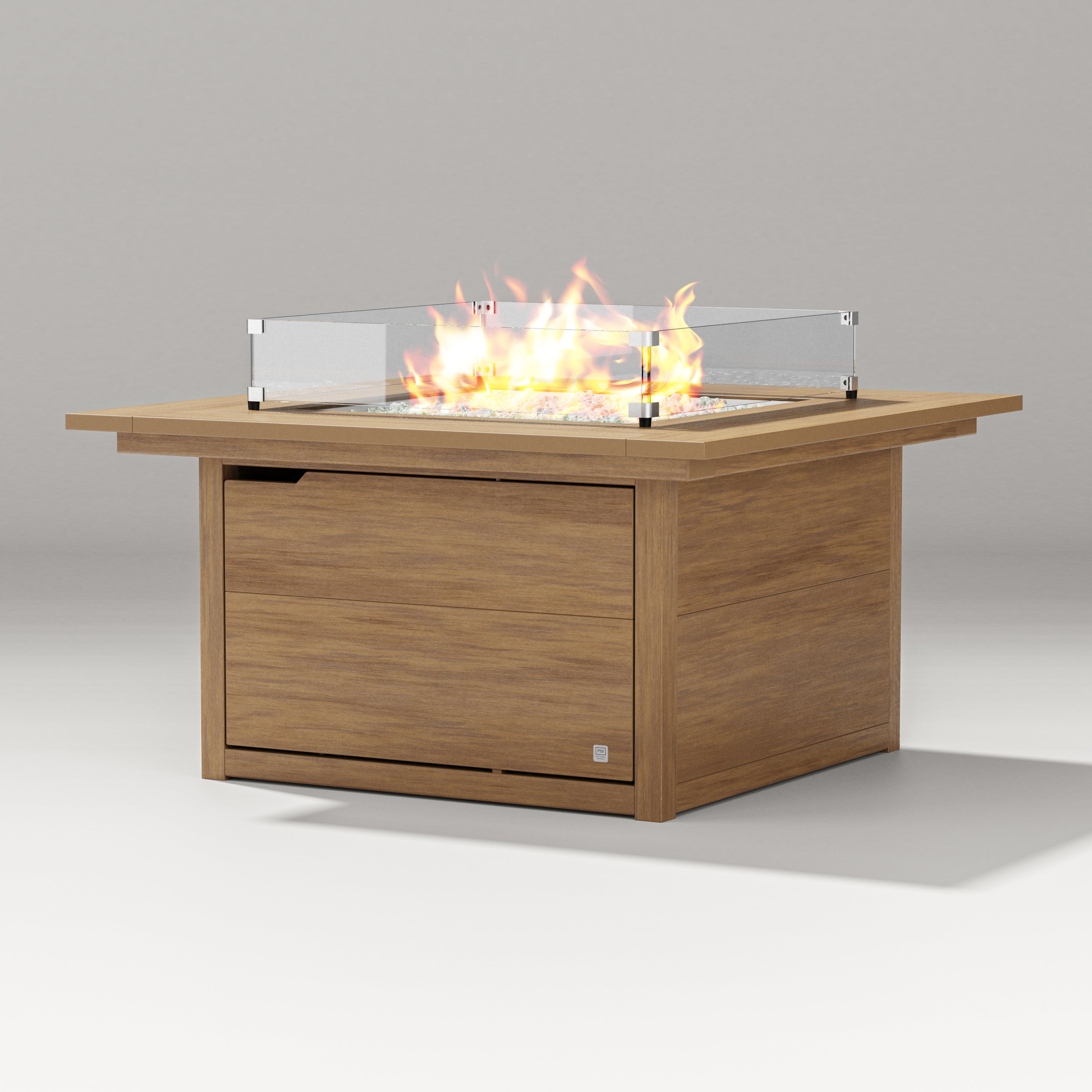POLYWOOD Cube Fire Table