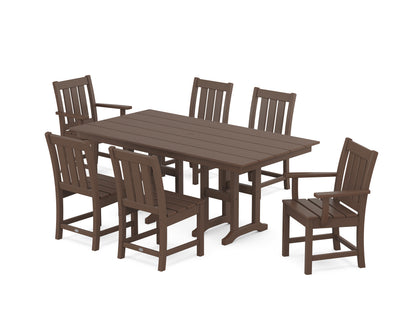 POLYWOOD Oxford 7-Piece Farmhouse Dining Set