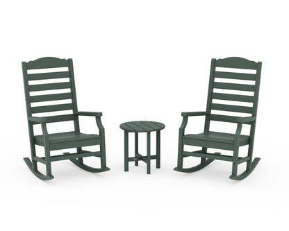 POLYWOOD Savannah 3-Piece Rocking Chair Set