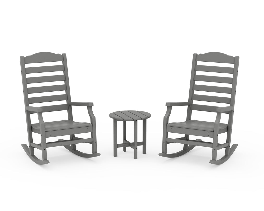 POLYWOOD Savannah 3-Piece Rocking Chair Set