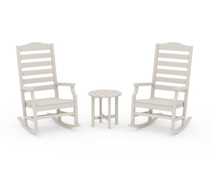 POLYWOOD Savannah 3-Piece Rocking Chair Set