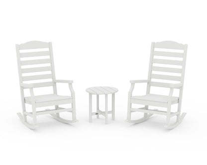 POLYWOOD Savannah 3-Piece Rocking Chair Set
