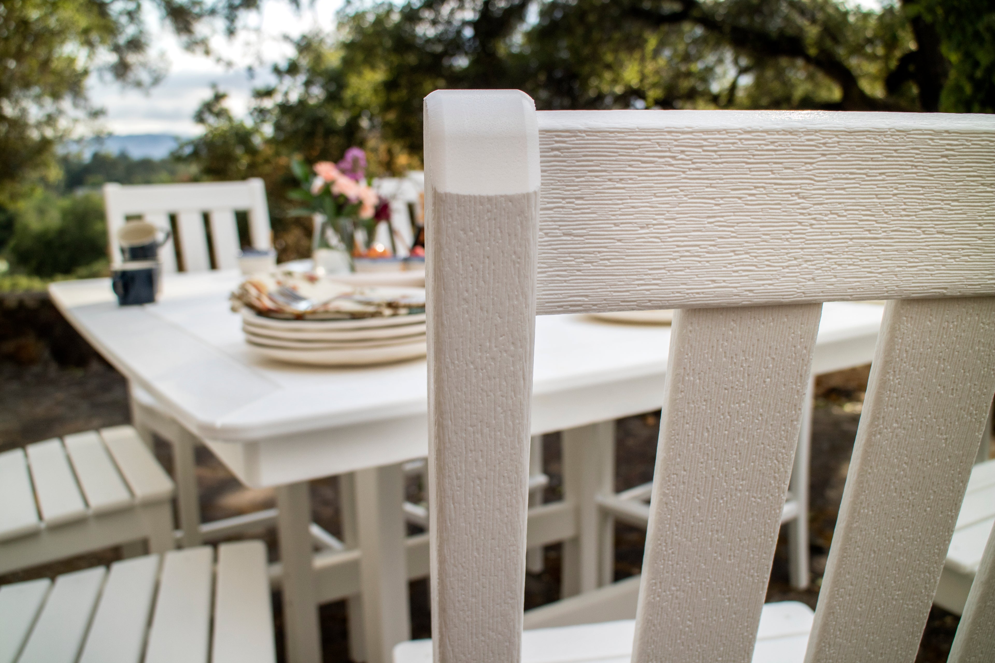 POLYWOOD Vineyard Bar Side Chair