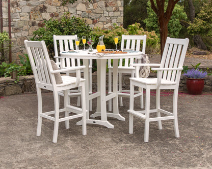 POLYWOOD Vineyard Bar Arm Chair